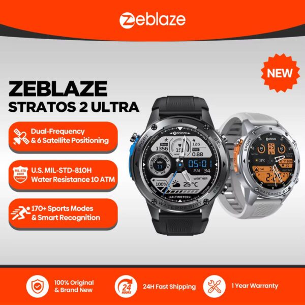 ⁦Zeblaze Stratos 2 Ultra GPS⁩ - الصورة ⁦2⁩