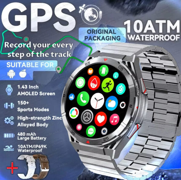 ساعة هواوي 2025 GPS AMOLED